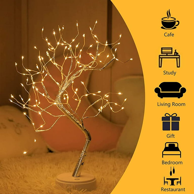 Dropship 3PCS Christmas Fountain Tree; Bonsai Tree Light With Timer And  Dimmable Remote For Xmas Indoor Tabletop Home Holiday Party Wedding  Decoration; Multicolor to Sell Online at a Lower Price