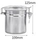 thumbnail image 2 of Caja hermética de acero inoxidable engrosada Sailing para alimentos en granos de café con tapa de Clip, 2 of 5