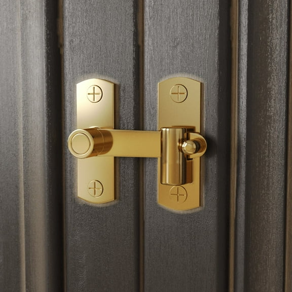 Renovators Supply Cabinet Locks 2.12" Brass Cabinet Door Latch w/Screws