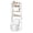 White, variant on CONCETTA 4-Tier over the Toilet Bathroom Storage Rack, Adjustable Space Saver Organizer with Shelves, Basket & Hooks, Black