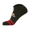 thumbnail image 3 of Ellesse Unisex Sneaker Socks Melna, 6 Pairs - Trainer Liner, Sport, Logo Black 37-42,5, 3 of 3