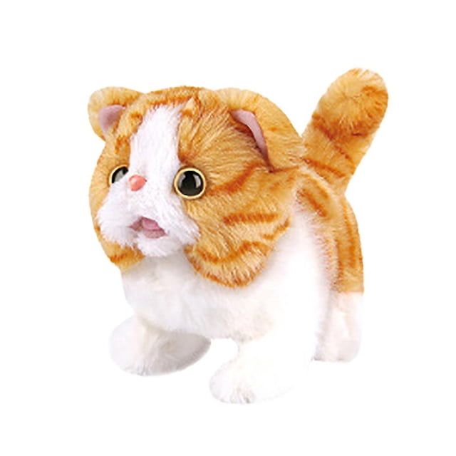 Juguete electrónico para mascotas con simulación eléctrica de gato que ladra y camina