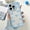 Blue, variant on for iPhone 16 Case, Clear Cute Bows Ribbon Bowknot Aesthetic Pattern for Women Girls, Transparent Full Camera Protection Slim Soft TPU Protective Cover - Colorful