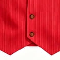 thumbnail image 5 of KeShDi 3x Tank Tops for Men Man Casual Fashion Button Cardigan Jacket Top Red 2X, 5 of 5