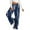 Navy, variant on Alkepwun Wide Leg Sweatpants Women Active High Waisted Baggy Sweat Pants Elastic Tye-Dye Print Loose Lounge Pants with Pockets