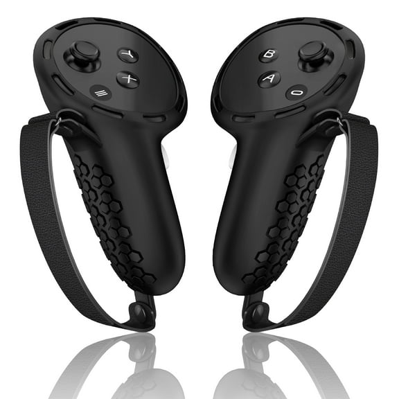 Silicone Grip Cover for Oculus Quest 3, Protector Cover with Controller Hand Straps for Meta Quest 3 Accessories