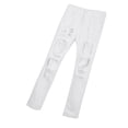 thumbnail image 1 of Pantalones de mezclil elásticos inferiores lápiz mujeres señoras Casual piernas rectas suaves S Baoblaze  Pantalones vaqueros de mujer, 1 of 8