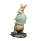 thumbnail image 1 of Figura de conejo de resina coleccionable, lindo adorno para accesorios de jardín de hadas y Sostener huevo, 1 of 9