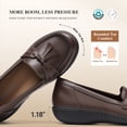 thumbnail image 6 of DREAM PAIRS Women's Loafers Slip On Comfort Dress Shoes with Arch Support, Lightweight Business Casual Work Office Walking Shoes, 6 of 7