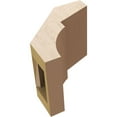 thumbnail image 6 of Ekena Millwork 5"W x 6"D x 6"H Monterey Rough Cedar Woodgrain TimberThane Knee Brace, Primed, 6 of 6