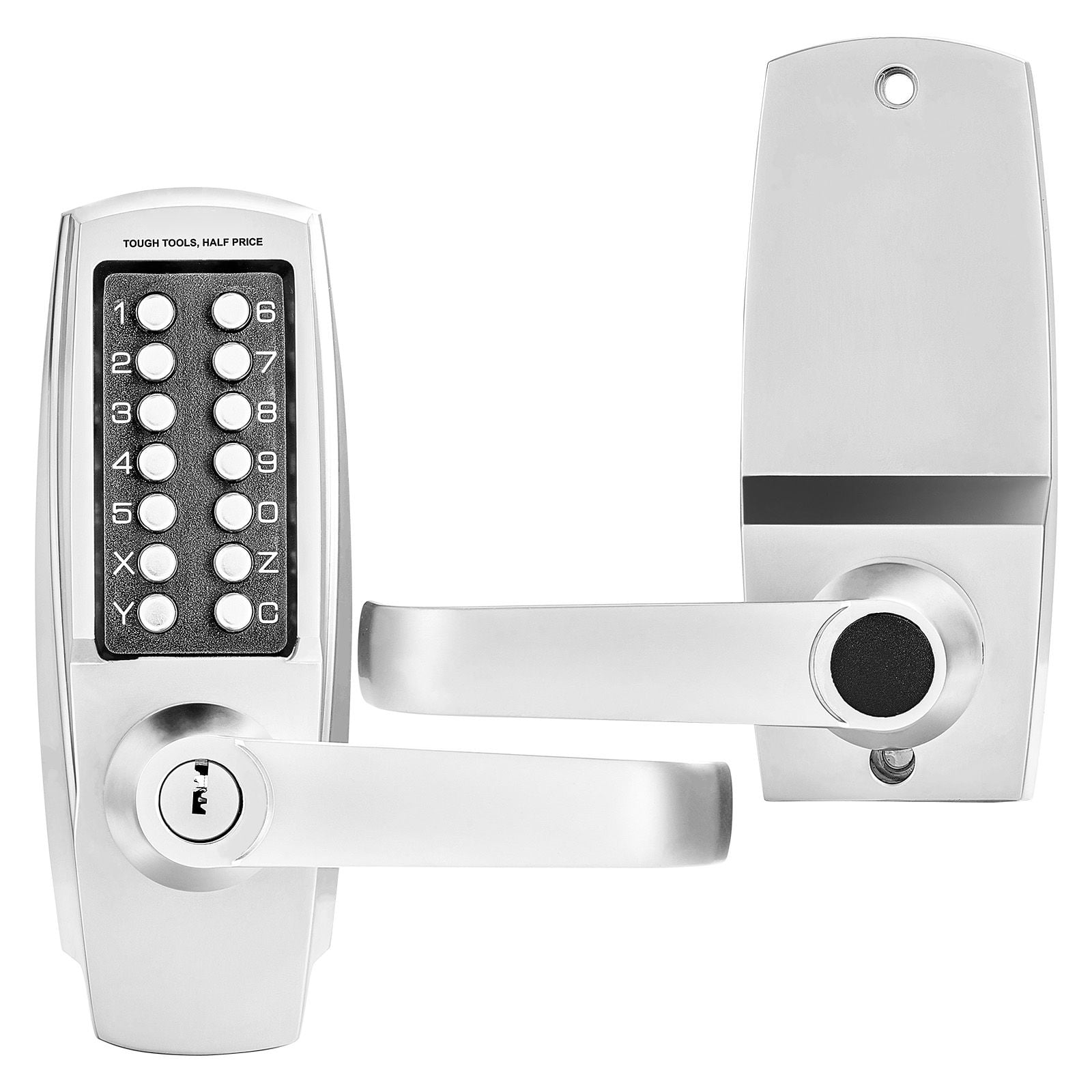 Mechanical Keyless Door Lock Gen2 4-7 Digit Code Double-Sided Zinc Alloy for Front Gate Garden Garage