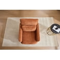thumbnail image 2 of CQSXDA Fabric Accent Chair, Comfy Upholstered Armchair for Leisure Use in Living Room or Apartment Spaces，Orange, 2 of 10