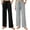 Black+ Light Grey Mel., variant on HEARTNICE 2 Pack Women's Pajamas Pants, with Pockets Pj Bottoms Lounge Stretch Yoga Sweatpants,(Dark Grey Mel.+khaki,S)