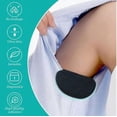 thumbnail image 3 of Armpit Sweat Absorbing Pads, Self-adhesive Disposable Underarm Stickers, Underarm Sweat Pads, Armpit Protection for Men & Women Black 20 Pcs, 3 of 5