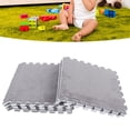 thumbnail image 1 of 10pcs Plush Foam Floor Mat, Soft and Thick, Interlocking Mat for Room Floor with Split Joint, Foam Rug for Extra Comfort Ideal for Kids Exercise and Yoga Practice, 1 of 7