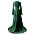 thumbnail image 5 of Renaissance Dress Women Renaissance Dresses for Women Medieval Costume Retro Flare Sleeve Cosplay Costumes Vintage formal Maxi Dresses, 5 of 5