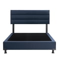 thumbnail image 2 of Box Base Cama Individual + Cabecera Logan Dicasa Azul, 2 of 8