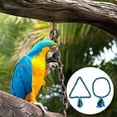 thumbnail image 2 of EeaseCA 2Pcs Bird Parrot Swing Toys Cotton Rope Bird Swing Chewing Hanging Toys, 2 of 7