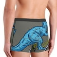 thumbnail image 5 of Bingfone Fun Riding Dinosaur Men'S Underwear - Casual Stretch Boxer Briefs-Small, 5 of 9