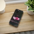 thumbnail image 5 of DistinctInk Clear Case for Apple iPhone 14 PRO (6.1" Screen) - Heart Sees Invisible To Eye, 5 of 9