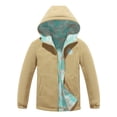thumbnail image 4 of MGEOY Manteau Réversible pour Garçons et Filles, Léger, Imperméable, Doublé en Molleton, Imperméable pour Enfants (4-12), 4 of 9