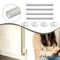 thumbnail image 4 of Radiator Pipe Covers Pipe Cover Tube White Easy Installation 200mm Black Radiator Versatile Usage Black Finish, 4 of 9