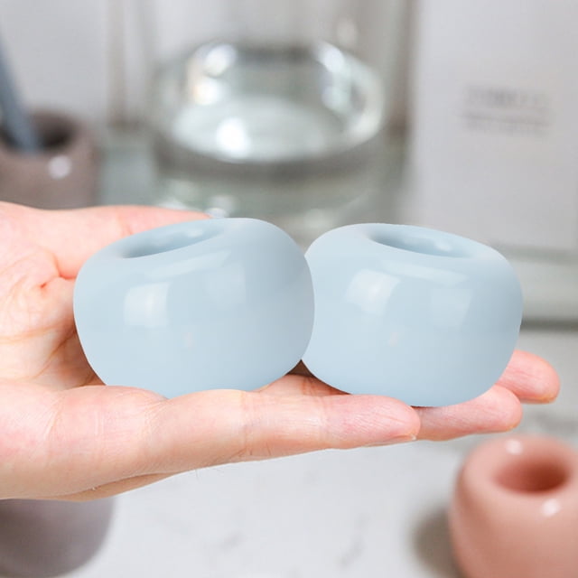 Soporte de cepillo de dientes ANGGREK de cerámica color Caramelo