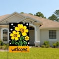 thumbnail image 2 of Amhnf Yellow Daisies Welcome Garden Flag For Home Outdoor Garden Yard Decor 12x18 inch, 2 of 5