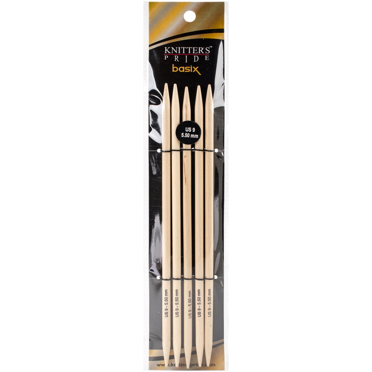 Knitter’s Pride SmartStix Double Pointed Knitting Needles – Size 8 (5mm) – 8 Inch Length