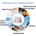thumbnail image 4 of YiJuHui Foot Bath Basin Portable Travel Collapsible Foot Basin Folding Foot Bath Tub Soaking Feet Bucket for Camping Washing, 4 of 6