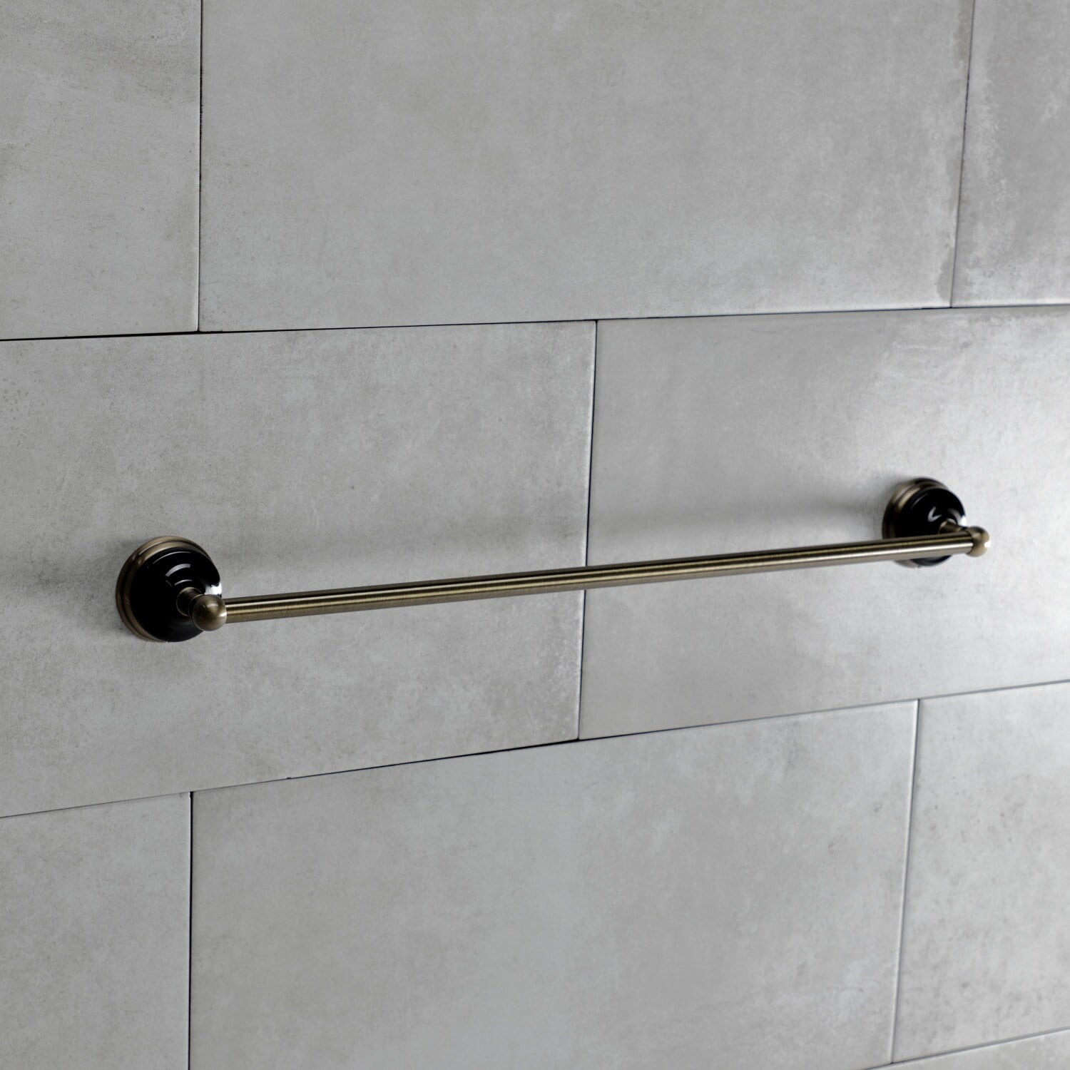Kingston Brass BA9111PB 24 in. Water Onyx Towel Bar, Polished Brass