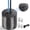 Black-4 hole, variant on AGCAN Electric Pencil Sharpener with Four Holes, Pencil Sharpeners for 6.5-12mm Standard/Colored Pencils, Electric Sharpener Plug in for Office, Classroom, Home