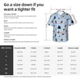 thumbnail image 6 of West Highland White Terrier Dog Mens Hawaiian Shirt Short Sleeve Casual Button Up Tropical Summer Beach Shirt, 6 of 9