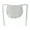 White 1, variant on Joernso Maid Cosplay Apron Girls Ruffled Waist Apron Kitchen Costume Solid Color Fancy Dress Half Apron Cosplay Outfit Accessory