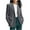 Dark Gray, variant on cocolona Corduroy Blazers for Women Long Sleeve Casual Business Office Work Jacket Fall Button Suit Coat