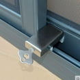 thumbnail image 4 of Ventana corrediza deslizante Captura de puerta Seguro Tapón de captura para Plata Gloria Cerradura de ventana deslizante, 4 of 9