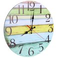 thumbnail image 3 of Wall Clock, Lightweight Non Ticking Clock, For Living Room Bedroom Style 2, 3 of 8
