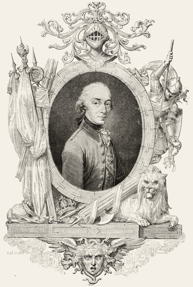 Charles Xiv (Charles John Jean Baptiste Jules Bernadotte) 17631844 King Of Sweden And Norway (181844)Prince Of Ponte Corvo French Revolutionary General Engraved By Pannemaker After LinardFrom Histoire