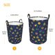 thumbnail image 3 of Fotbe Mardi Gras Carnival Cesto de Ropa con Asas, Cesto Impermeable de Gran Capacidad, Bolsa de Lavado para Dormitorio, Cesto de Ropa con Ruedas y Asas-Medium, 3 of 6