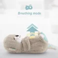 thumbnail image 5 of Cute Breathing Otter Soothing Plush Teddy Bear Sleep Doll Snuggle Buddy Gift toys with light Rhythmic Dolls for baby newborn, 5 of 5