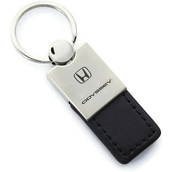 Honda Odyssey Keychain & Keyring - Duo Premium Black Leather