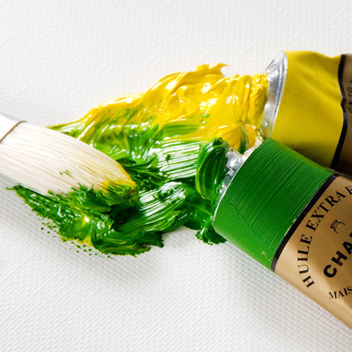 Charvin Extra Fine Professional Celadon Green Artist Oil Paint 150ml - Triple-Milled for Smoothness, Rich Creamy Texture, Poppy Oil-Based, Light-Fast, Handmade Oil Color Paints for Professionals