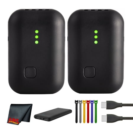 Zoom Instamic Pro Plus C (Mono Model) Ultra-Compact Wearable 32-bit Float Recorder, Wireless Microphone, IP67 Waterproof, 16 GB Internal Memory, USB-C + Bluetooth Streaming, Timecode-Ready Bundle