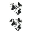 thumbnail image 3 of Matsuzay 50/100 Uds. Araña negra de plástico decoración de Halloween suministros para festivales divertidos juguetes de broma decoración negro 100 piezas 2piezas, 3 of 6