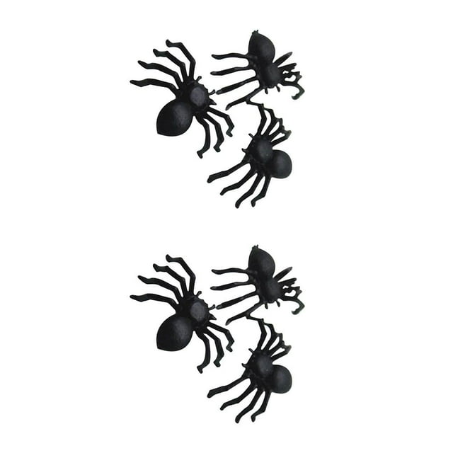 Billuyoard Halloween Horrible Big Black Furry Fake Spider Insectos de plástico Juguetes Fiesta de vacaciones o trato Decoración de Halloween Type1 NO1 Billuyoard CBP373087