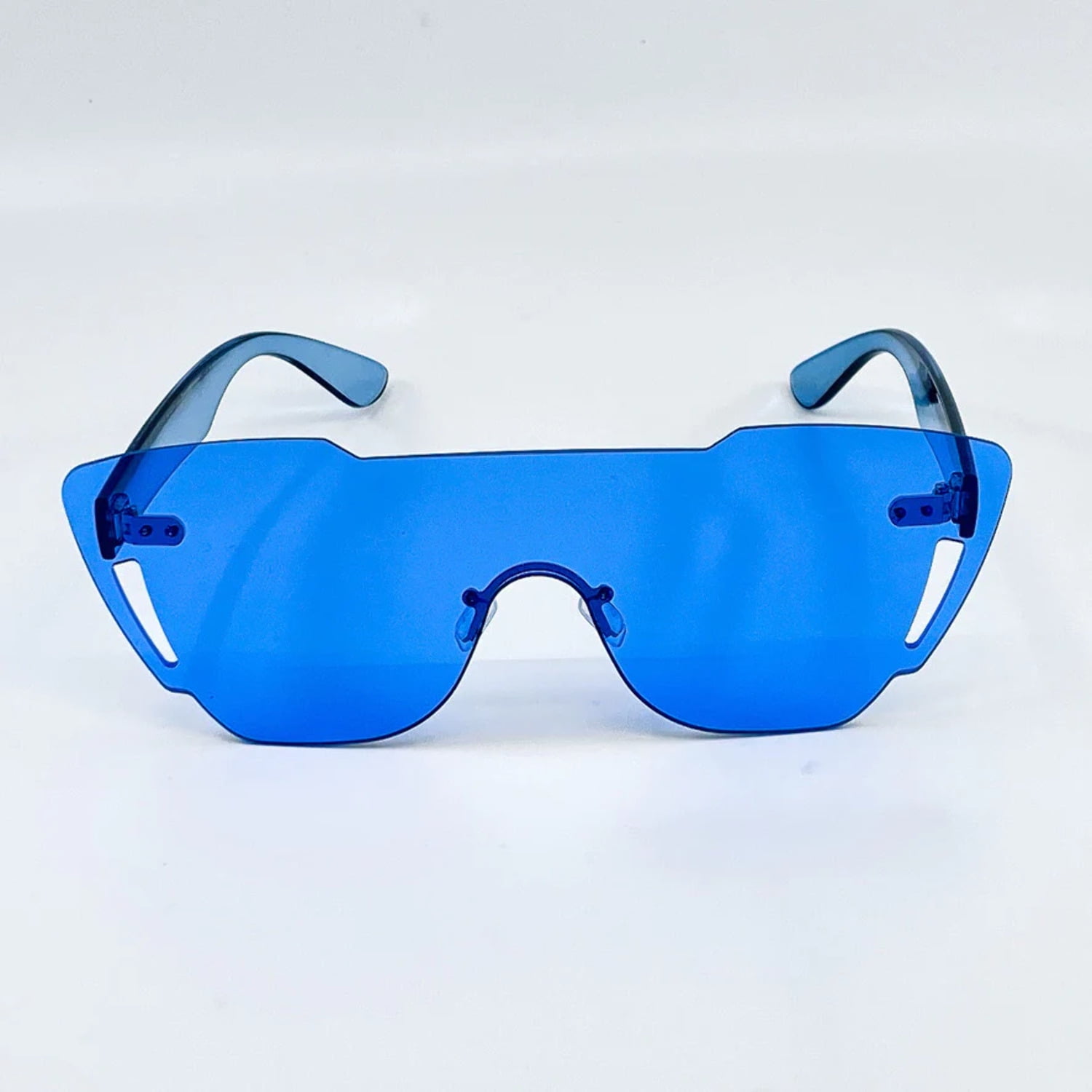 Emerson Rimless Transparent Shield Sunglasses
