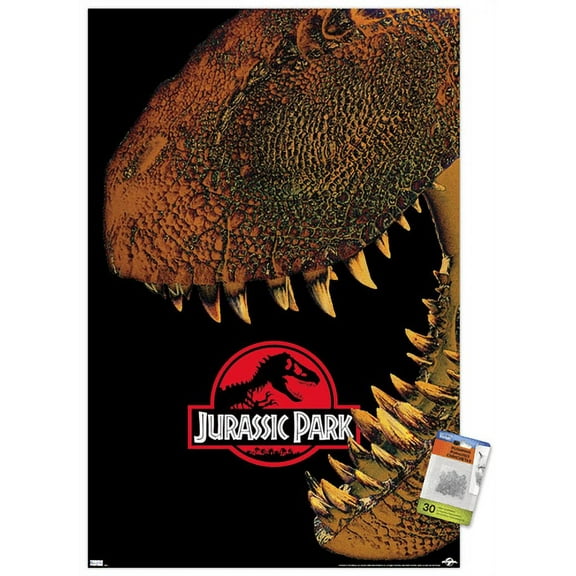 Jurassic Park - Bite Wall Poster with Push Pins, 22.375" x 34"