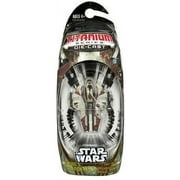 Star Wars Titanium Series 2006 Obi-Wan's Jedi Starfighter Diecast Vehicle (Red)