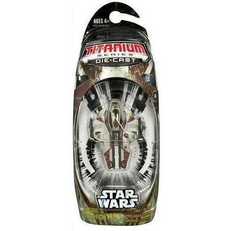 Star Wars Titanium Series 2006 Obi-Wan's Jedi Starfighter Diecast Vehicle (Red)