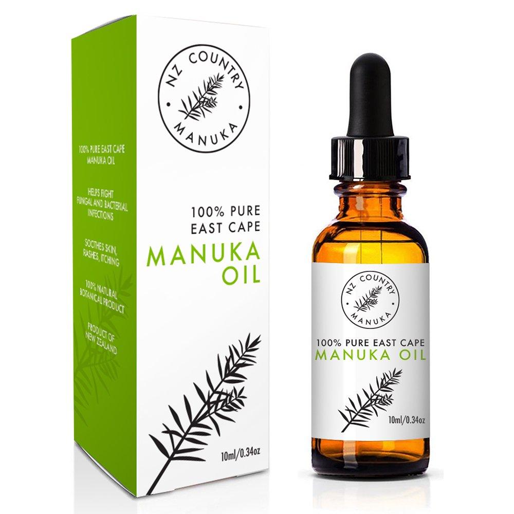 NZ Country 100 Manuka Oil 10ml Pure East Cape Natural AntiFungal